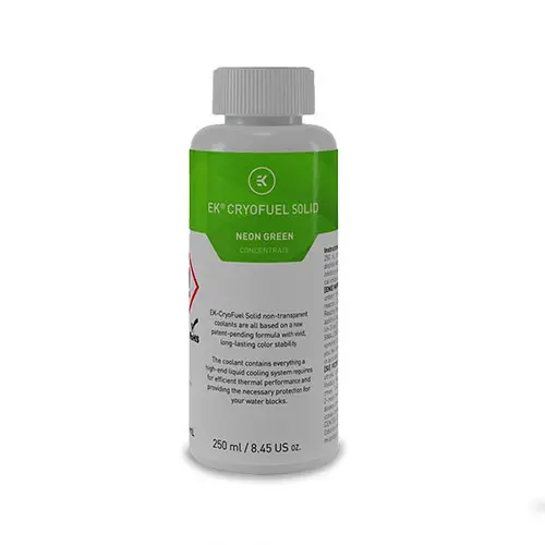 [0013298] EKWB EK-CryoFuel Solid Concentrate Coolant 250mL Neon Green 