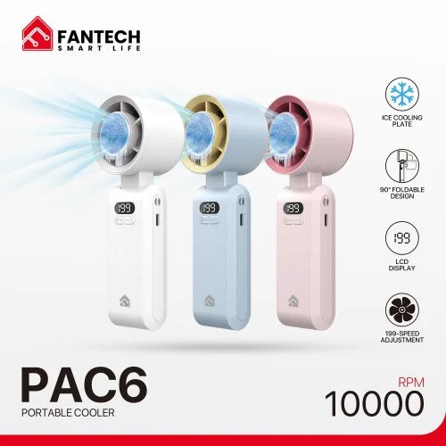 FANTECH PAC6 ICE Cooling Plated Portable Mini Fan