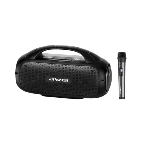 Awei Y886 Powerful Portable Bluetooth Speaker With Hand Microphone (80W)