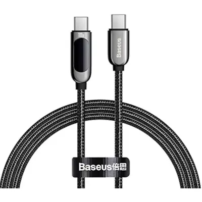 [0013553] Baseus CB000028 Minimalist Series (TC to TC) Fast Charging Data Cable Black (100W/1M)