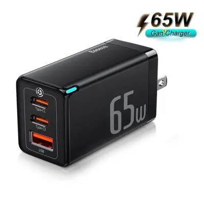 [0013572] Baseus CCGAN65C5 GaN5 Pro 65W Fast Charging Adapter With USB C to C 100W Cable