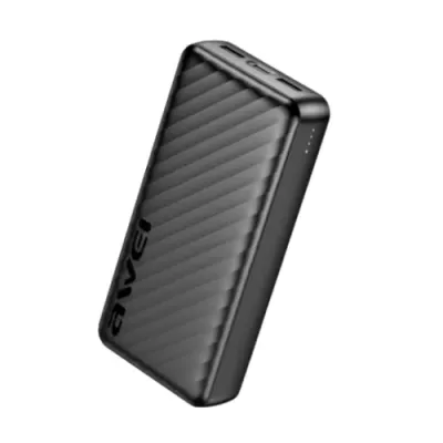 [09655] Awei P5K 10000mah Fast Charging Power Bank Black (10.5W)