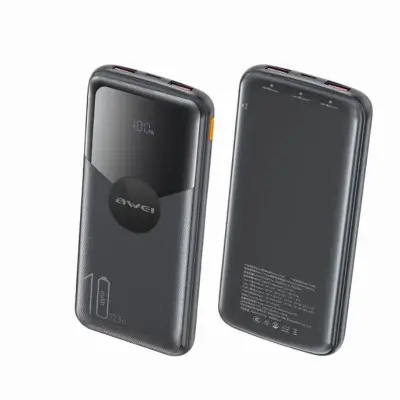 [09656] Awei P63K 10000mah Fast Charging Power Bank Black (22.5W)