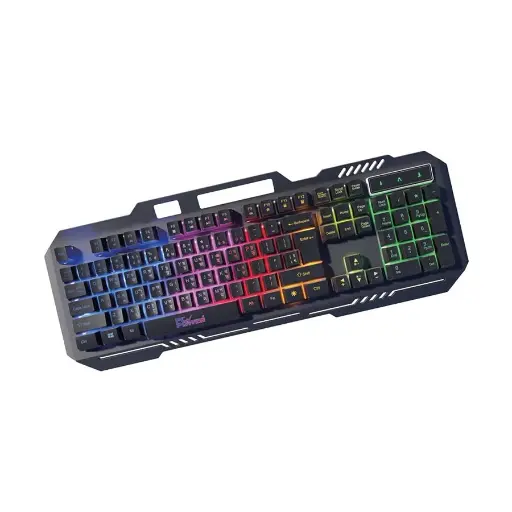 [0000959] Pc Power L803B RGB Backlight Wired Black Gaming Keyboard with Bangla