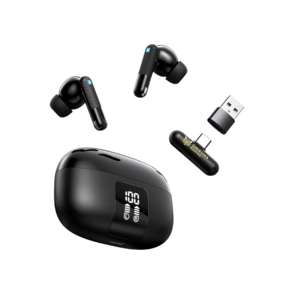 Onikuma TX612 Gaming Earbuds -Low Latency Gaming Headset With Hi-Fi Sound For PS5 