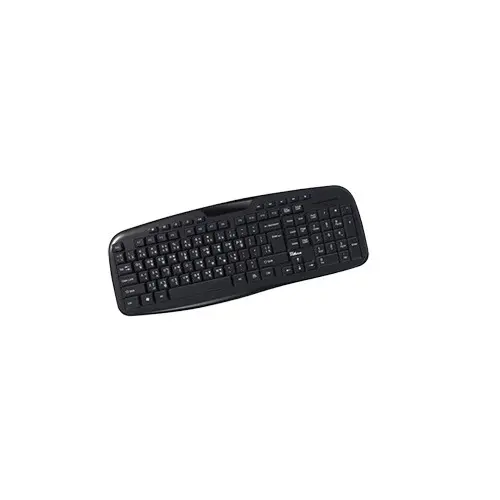 [0000965] PC Power 403 Office 104 Key USB Keyboard Black