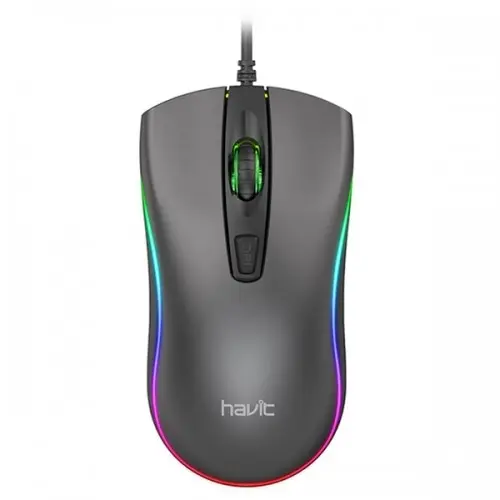 HAVIT MS72 Cool RGB LED USB Gaming Mouse Black 