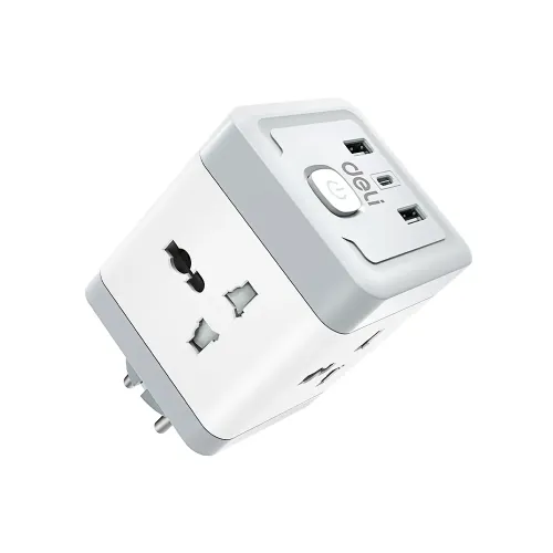 [0013910] Deli ET426 4 Port Conventional Adapter 