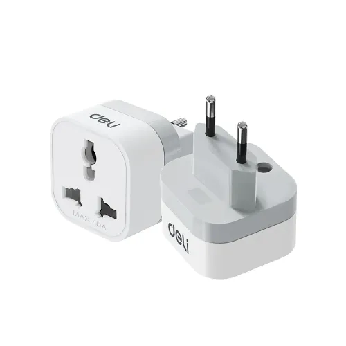 [0013911] Deli ET738EU 1 Port Conventional Adapter 