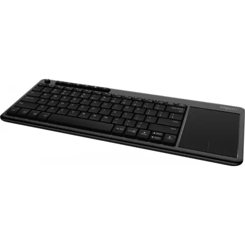 [0000998] Rapoo K2600 Wireless Touch Pad Black Keyboard with Bangla