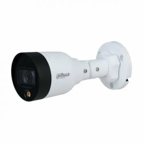 [01830] Dahua 2MP Full Color Bullet Network Camera 15 MTR Distance, Lens 3.6 MM (Metal+Plastic)#DH-IPC-HFW1239S1P-LED