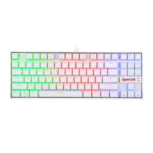 [00236]  REDRAGON KUMARA K552 RGB MECHANICAL GAMING KEYBOARD (WHITE)