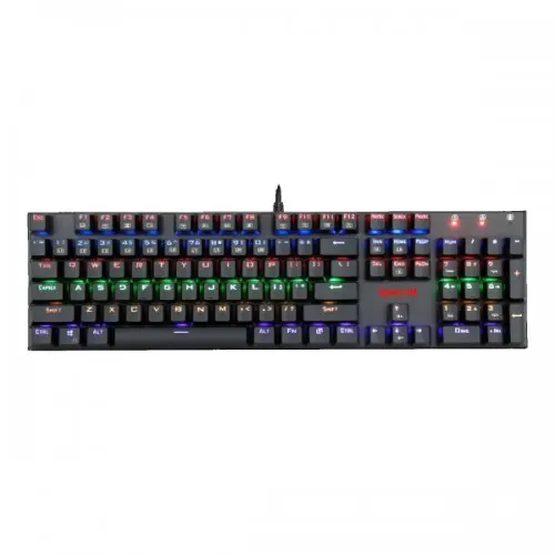 [0000754] Redragon K565R-1 RUDRA Rainbow Backlit Mechanical Gaming Keyboard