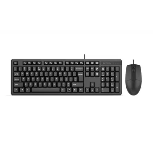 [00434] A4TECH KK-3330 USB Multimedia Keyboard Mouse Combo Black 