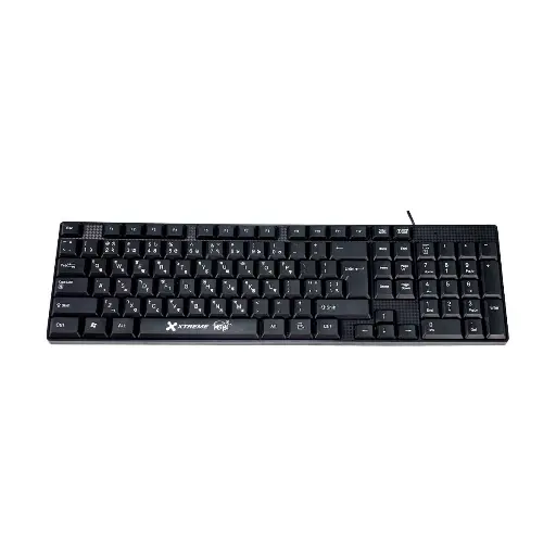 [0001105] Xtreme KB6109 Black Wired Keyboard with Bangla