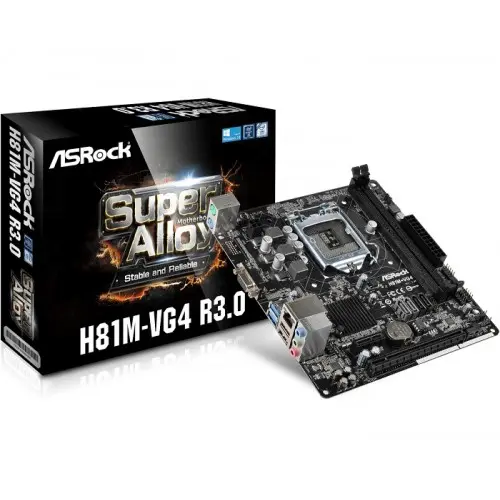 [0001131] ASRock H81M-VG4 R3.0 Super Alloy ATX Motherboard