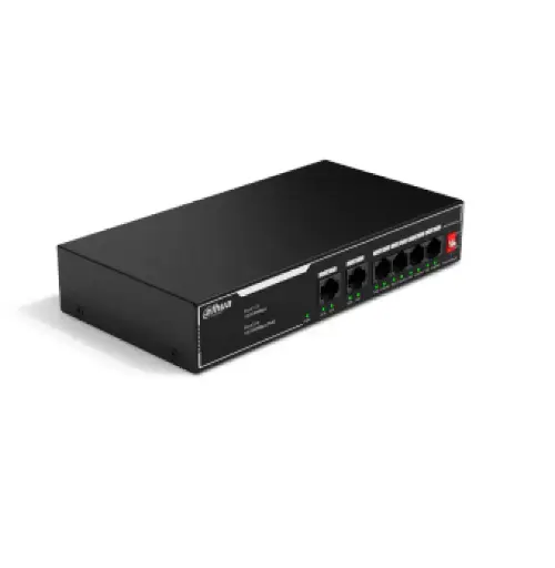[0001142] Dahua 9-Port Fast Ethernet Switch With 8-Port POE-96 Watt#DH-SF1006LP