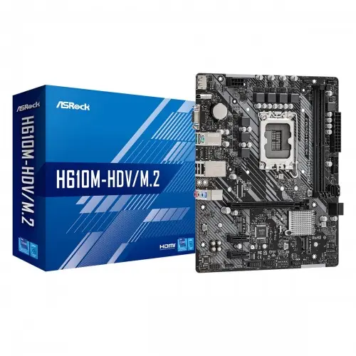[0001153] ASRock H610M-HDV/M.2 Micro ATX Motherboard