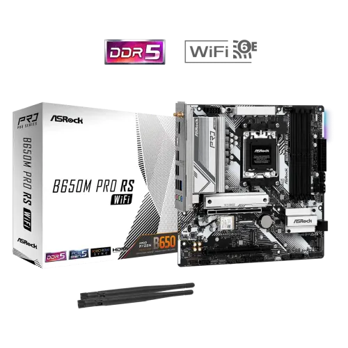 [00539] ASRock B650M Pro RS WiFi AM5 Micro ATX Motherboard