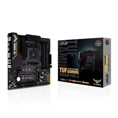 [0001172] ASUS TUF GAMING B450M-PRO II AMD AM4 Micro-ATX Gaming Motherboard