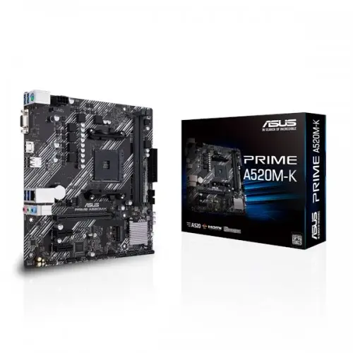[00605] ASUS Prime A520M-K AM4 Micro-ATX AMD Motherboard