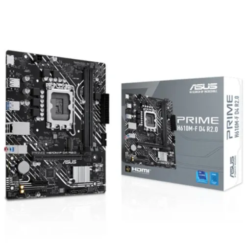 [00599] ASUS PRIME H610M-F D4 R2.0 DDR4 LGA1700 mATX Motherboard