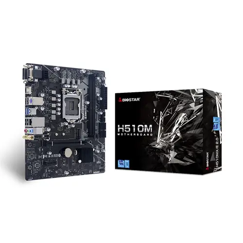[00016]  Biostar H510MX/E 2.0 11th Gen Motherboard