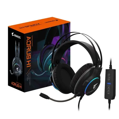 [0000118] GIGABYTE AORUS H1 7.1 Surround Sound Wired Gaming Headset