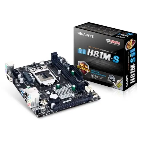 [02669] GIGABYTE H81M-S DDR3 4th Gen Intel Motherboard