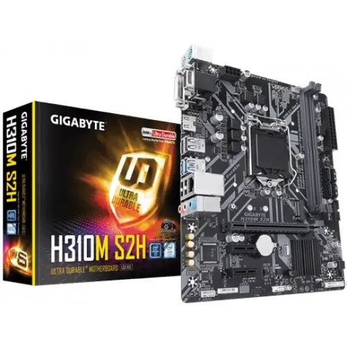 [02653] GIGABYTE H310M S2H 9th Gen Micro ATX Motherboard