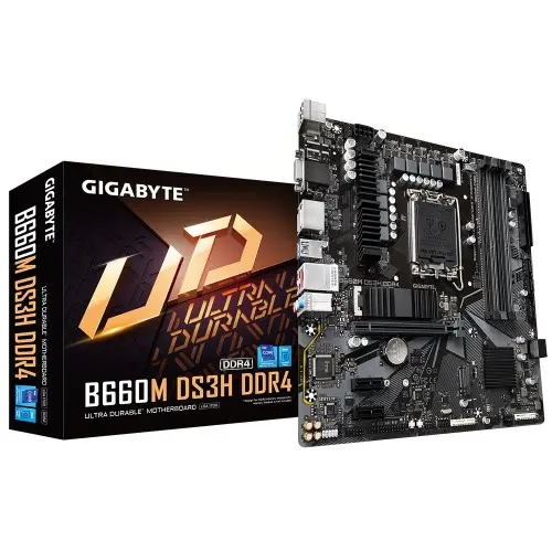 [02579] GIGABYTE B660M DS3H DDR4 Micro ATX Motherboard
