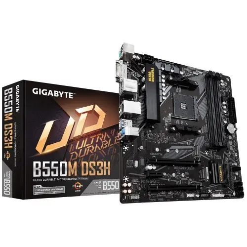 GIGABYTE B550M DS3H AM4 AMD Micro ATX Motherboard