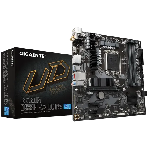 [02585] GIGABYTE B760M DS3H AX DDR4 mATX Motherboard