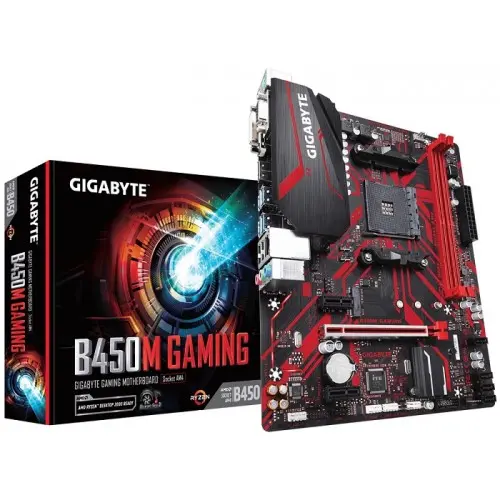 [02544] GIGABYTE AMD B450M Gaming Motherboard