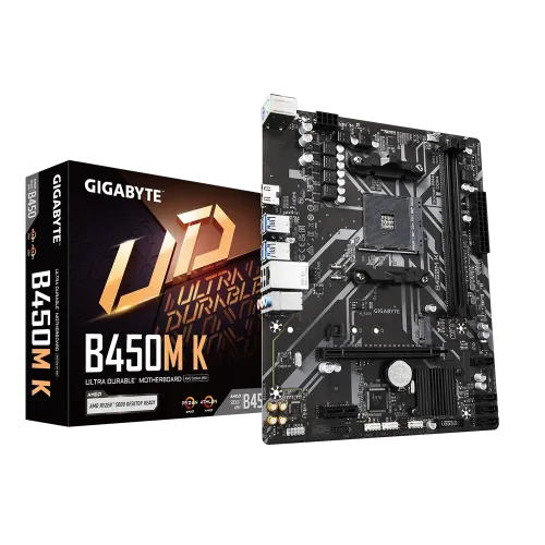 [0001228] GIGABYTE B450M K AMD AM4 Micro ATX Motherboard