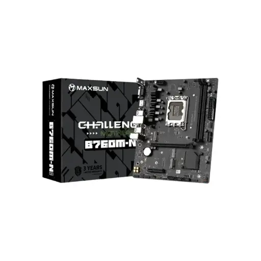 [00189]  MAXSUN Challenger B760M-N D5 12th/13th Gen Motherboard