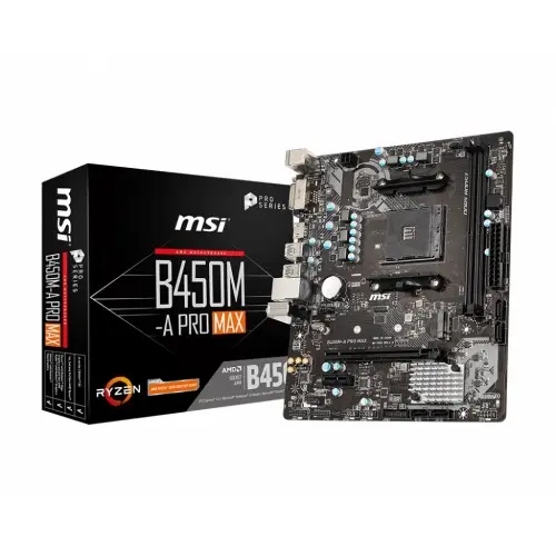 [04171] MSI B450M-A PRO MAX AMD AM4 Motherboard