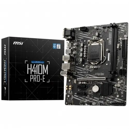 [04190] MSI H410M PRO-E Intel 10th Gen Micro-ATX Motherboard