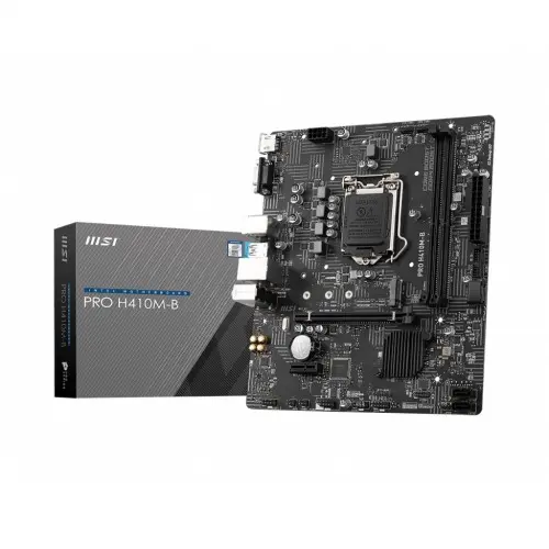 [0001256] MSI PRO H410M-B 10th Gen Micro-ATX Motherboard