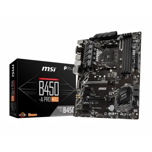 [0001257] MSI B450-A PRO MAX AMD AM4 Motherboard