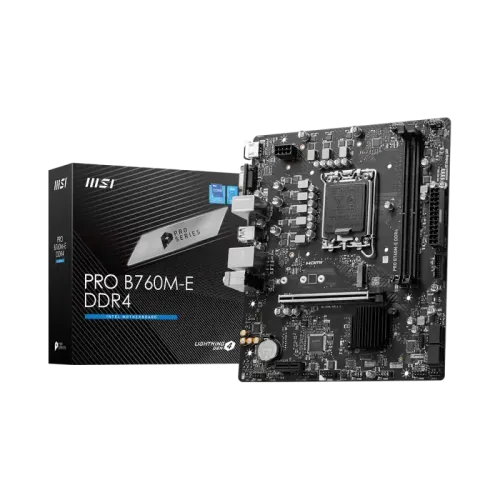 [04210] MSI PRO B760M-E DDR4 mATX Motherboard
