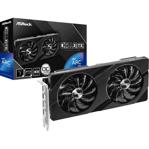 ASRock Intel Arc A750 Challenger D 8GB OC GDDR6 Graphics Card