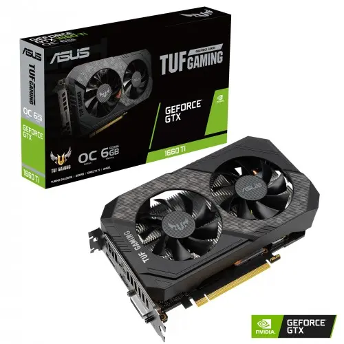 [0000133] ASUS TUF Gaming GeForce GTX 1660 Ti EVO OC Edition 6GB GDDR6 Graphics Card
