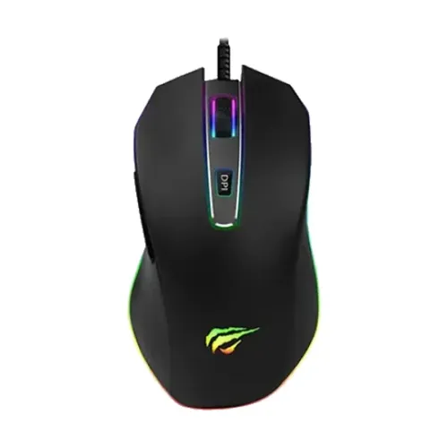 [0001499] HAVIT MS837 RGB Backlit Programmable Wired Gaming Mouse Black