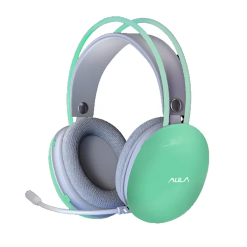 [0000138] AULA S505 Wired Gaming Headphone with Transparent RGB Light Effect 
