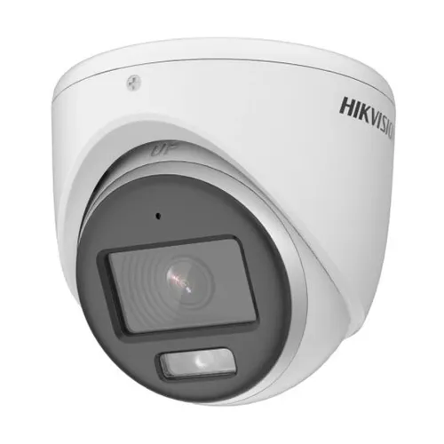 Hikvision 5MP ColorVu Dome 20 MTR IR Distance, Lens 2.8 MM With Built In Mic (Metal)#DS-2CE70KF0T-MFS 3K