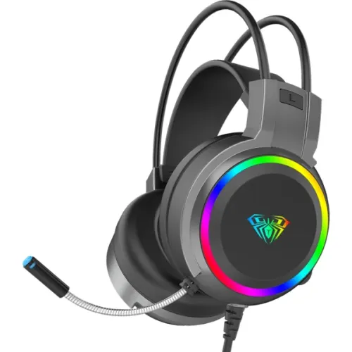 [00714] AULA S608 3.5 mm Wired RGB Gaming Headphone