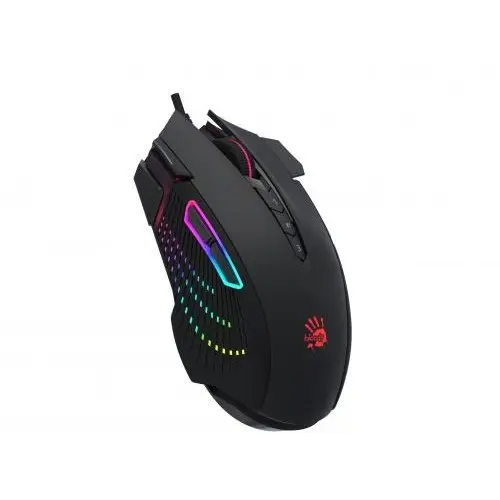[0000143] A4TECH Bloody J90S 2-Fire RGB Animation Gaming Mouse Black