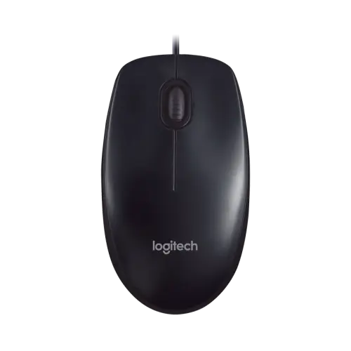[04093] Logitech M90 Contoured Shape Wired Mouse 