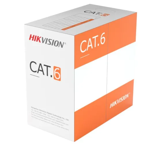 Hikvision CAT-6 UTP Cable, 305 Meter Gray Cable #DS-1LN6UU/CCA